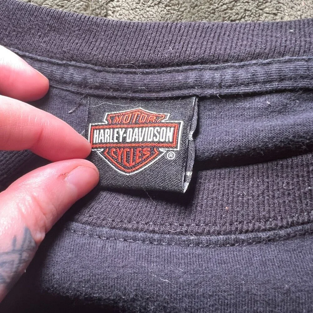 Harley Davidson Las Vegas Longsleeve Shirt - Picture 3 of 4